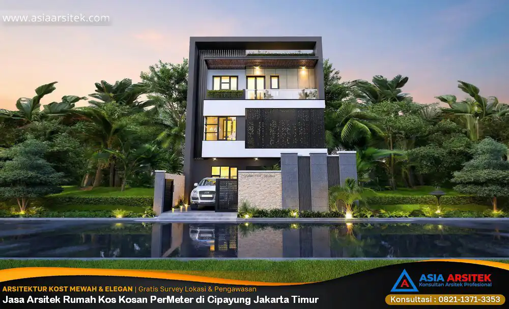 Jasa Arsitek Rumah Kos Kosan PerMeter di Cipayung Jakarta Timur