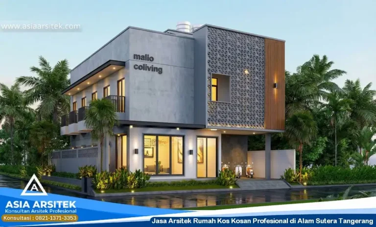 Jasa Arsitek Rumah Kos Kosan Profesional di Alam Sutera Tangerang