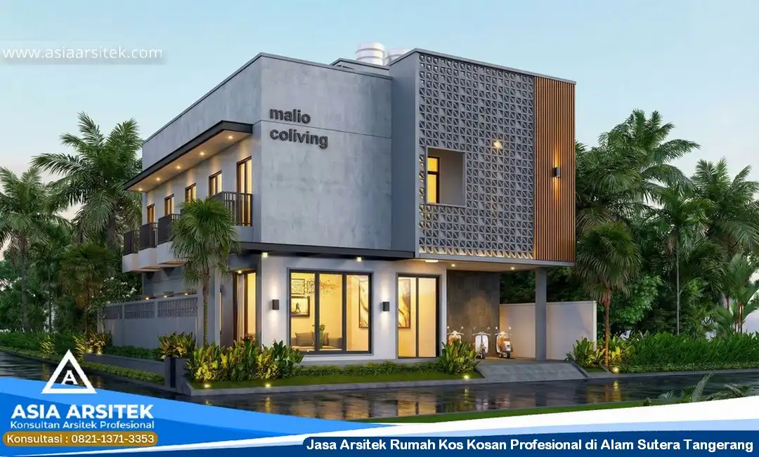 Jasa Arsitek Rumah Kos Kosan Profesional di Alam Sutera Tangerang