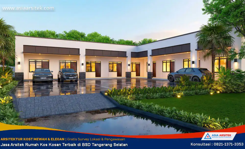 Jasa Arsitek Rumah Kos Kosan Terbaik di BSD Tangerang Selatan