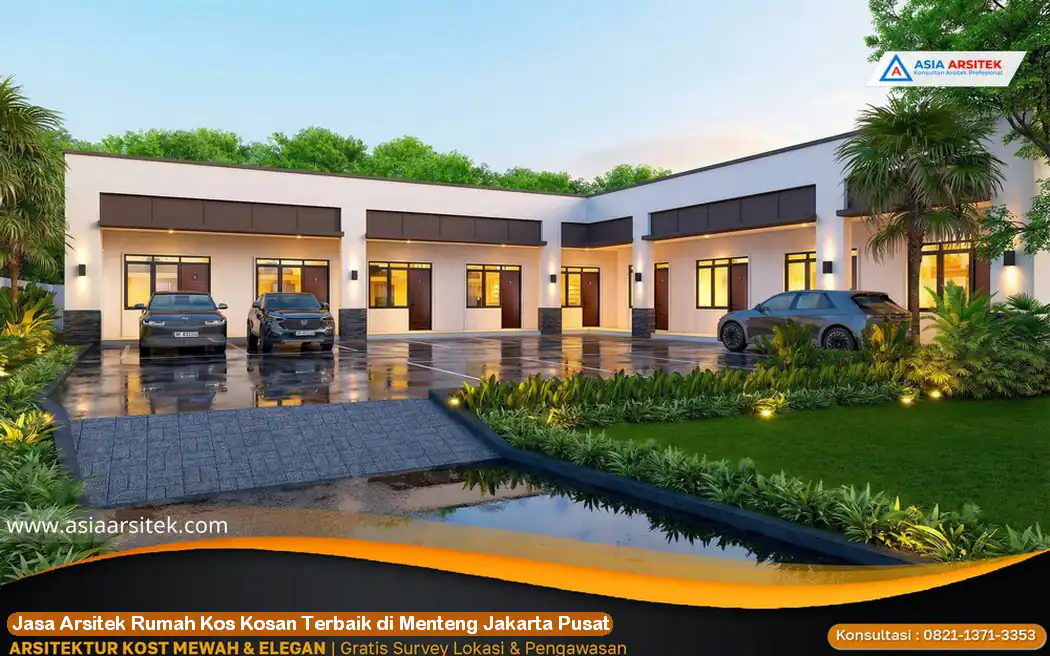 Jasa Arsitek Rumah Kos Kosan Terbaik di Menteng Jakarta Pusat