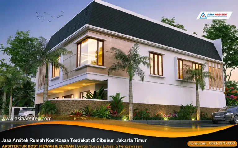 Jasa Arsitek Rumah Kos Kosan Terdekat di Cibubur Jakarta Timur