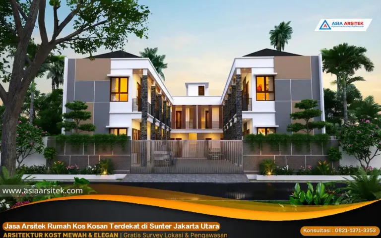 Jasa Arsitek Rumah Kos Kosan Terdekat di Sunter Jakarta Utara