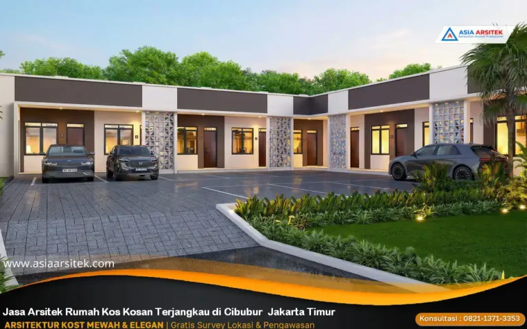 Jasa Arsitek Rumah Kos Kosan Terjangkau di Cibubur Jakarta Timur