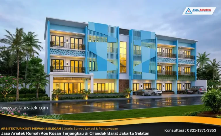 Jasa Arsitek Rumah Kos Kosan Terjangkau di Cilandak Barat Jakarta Selatan