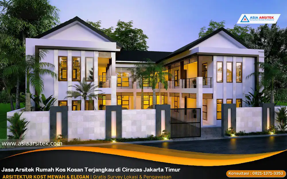 Jasa Arsitek Rumah Kos Kosan Terjangkau di Ciracas Jakarta Timur