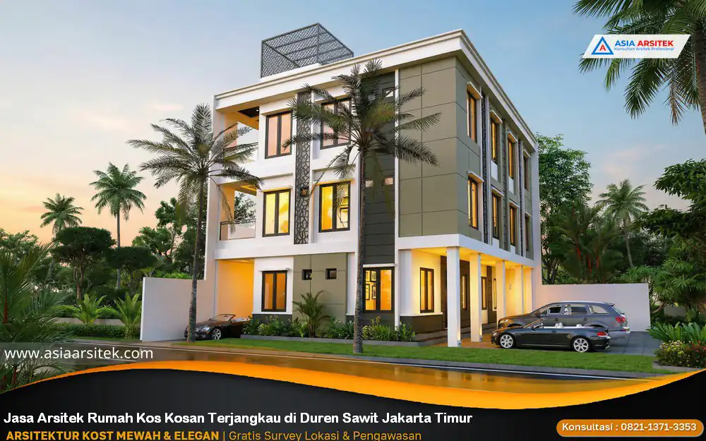 Jasa Arsitek Rumah Kos Kosan Terjangkau di Duren Sawit Jakarta Timur