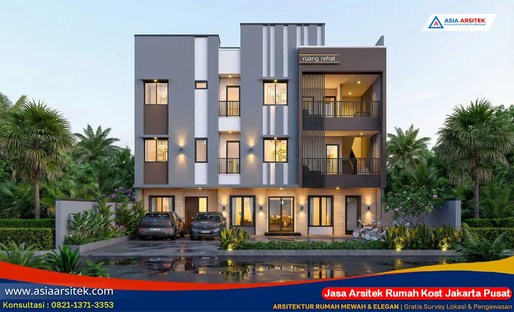 Jasa Arsitek Rumah Kost Jakarta Pusat