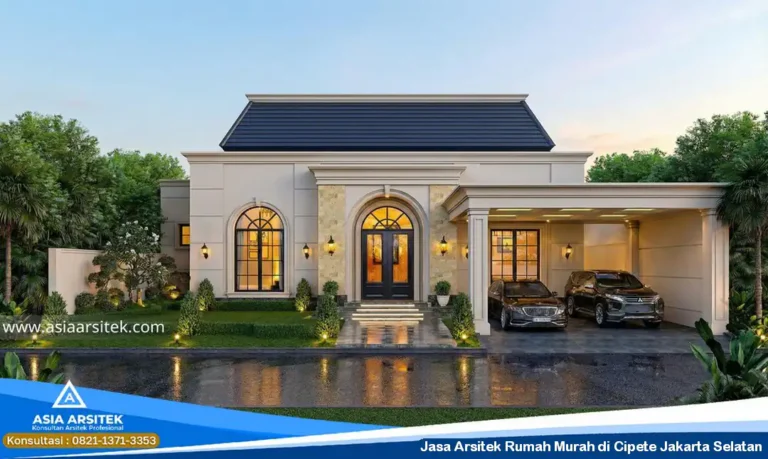 Jasa Arsitek Rumah Murah di Cipete Jakarta Selatan