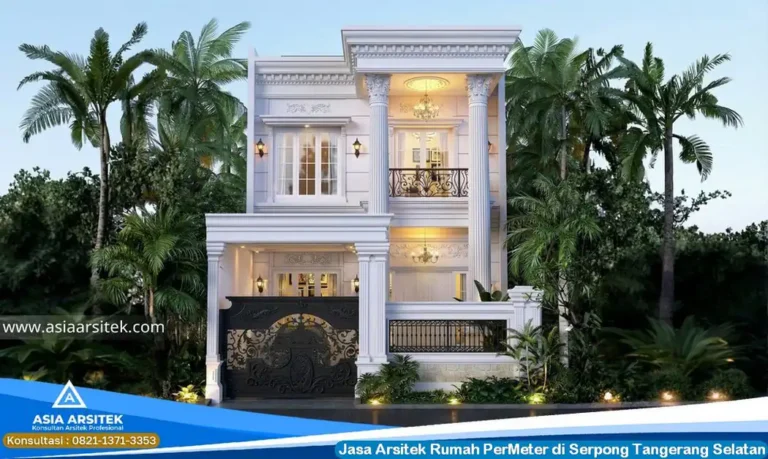 Jasa Arsitek Rumah PerMeter di Serpong Tangerang Selatan