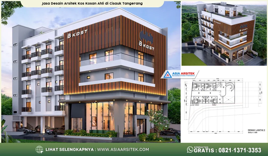 Jasa Desain Arsitek Kos Kosan Ahli di Cisauk Tangerang