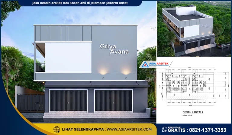 Jasa Desain Arsitek Kos Kosan Ahli di Jelambar Jakarta Barat