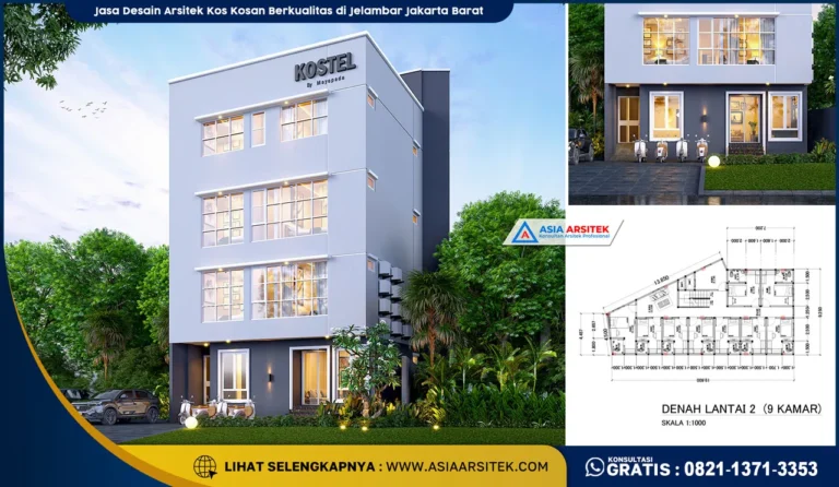 Jasa Desain Arsitek Kos Kosan Berkualitas di Jelambar Jakarta Barat