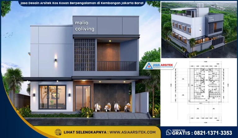 Jasa Desain Arsitek Kos Kosan Berpengalaman di Kembangan Jakarta Barat