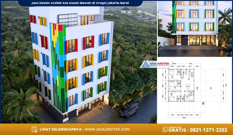Jasa Desain Arsitek Kos Kosan Mewah di Grogol Jakarta Barat