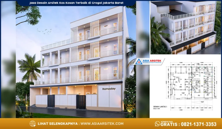 Jasa Desain Arsitek Kos Kosan Terbaik di Grogol Jakarta Barat