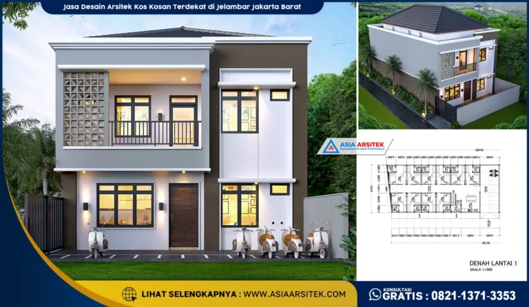Jasa Desain Arsitek Kos Kosan Terdekat di Jelambar Jakarta Barat