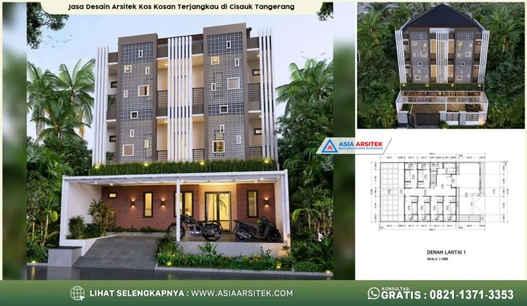 Jasa Desain Arsitek Kos Kosan Terjangkau di Cisauk Tangerang