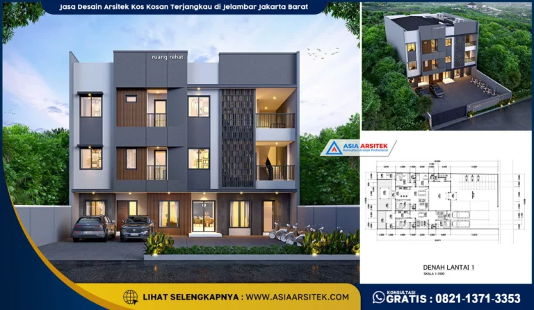 Jasa Desain Arsitek Kos Kosan Terjangkau di Jelambar Jakarta Barat