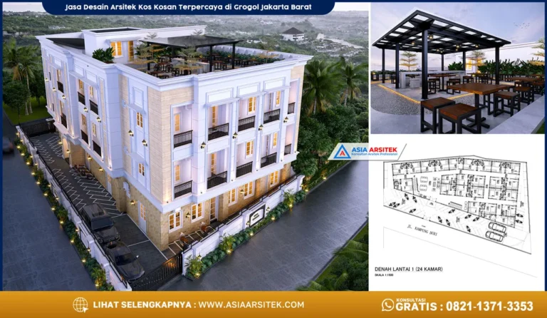 Jasa Desain Arsitek Kos Kosan Terpercaya di Grogol Jakarta Barat