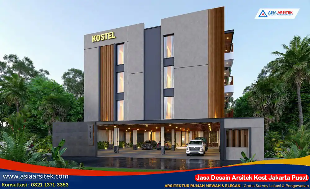 Jasa Desain Arsitek Kost Jakarta Pusat