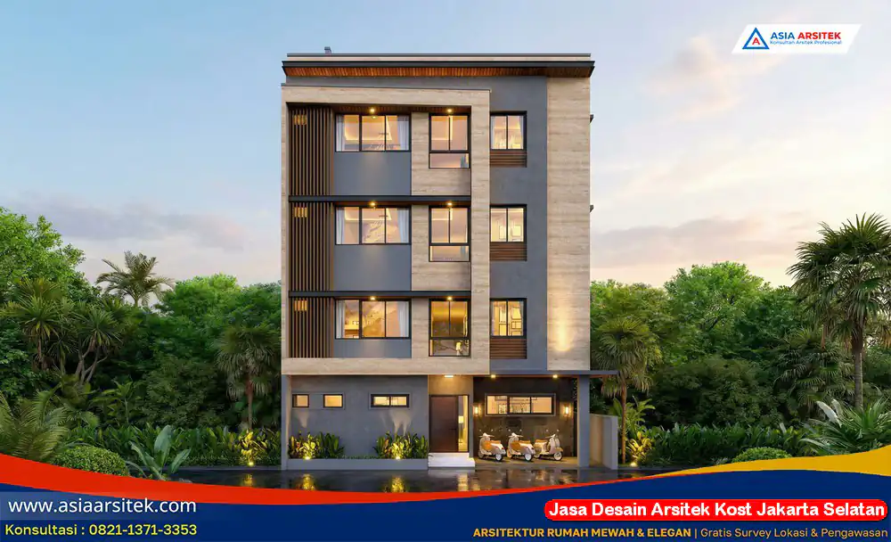 Jasa Desain Arsitek Kost Jakarta Selatan
