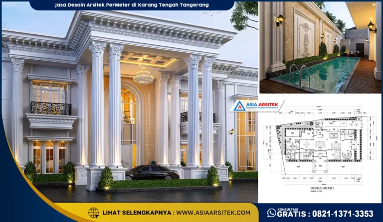 Jasa Desain Arsitek PerMeter di Karang Tengah Tangerang