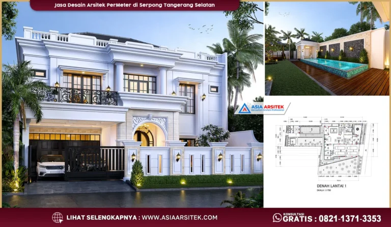 Jasa Desain Arsitek PerMeter di Serpong Tangerang Selatan