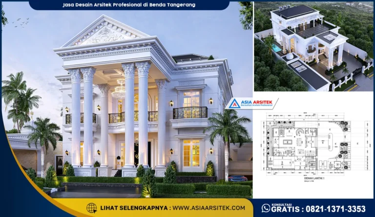 Jasa Desain Arsitek Profesional di Benda Tangerang