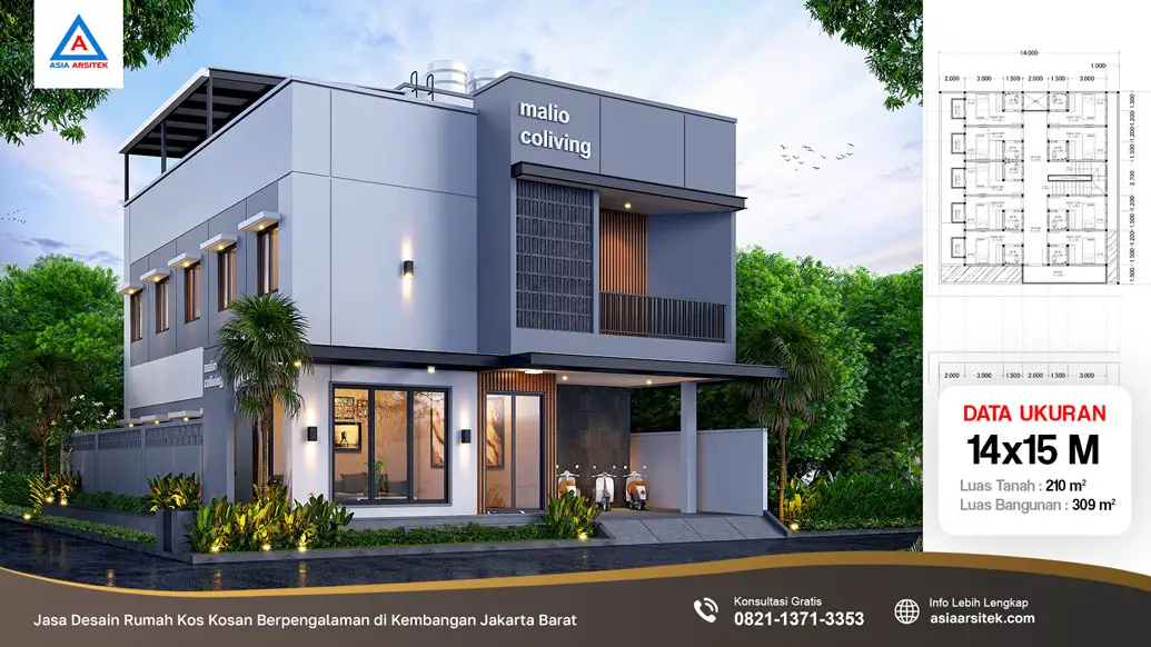Jasa Desain Rumah Kos Kosan Berpengalaman di Kembangan Jakarta Barat, jasa desain rumah kost, contoh desain kos kosan, contoh desain kos kosan minimalis, contoh desain kos kosan sederhana, contoh desain rumah kost, contoh desain rumah kost 2 lantai, desain bangunan kost minimalis, asia arsitek jasa arsitek desain rumah villa kost hotel, arsitek rumah kost,