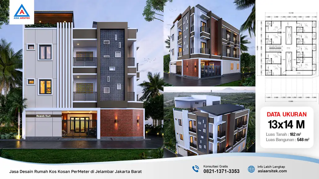 Jasa Desain Rumah Kos Kosan PerMeter di Jelambar Jakarta Barat, jasa desain rumah kost, contoh desain kos kosan, contoh desain kos kosan minimalis, contoh desain kos kosan sederhana, contoh desain rumah kost, contoh desain rumah kost 2 lantai, desain bangunan kost minimalis, asia arsitek jasa arsitek desain rumah villa kost hotel, arsitek rumah kost,