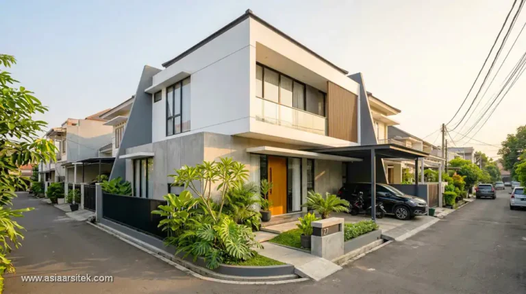 desain rumah minimalis modern dengan fasad elegan dan pencahayaan alami