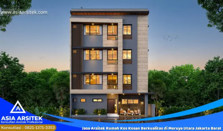 Jasa Arsitek Rumah Kos Kosan Berkualitas di Meruya Utara Jakarta Barat