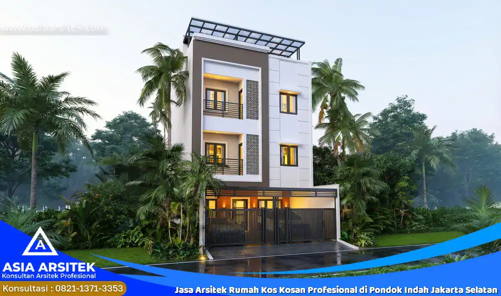 Jasa Arsitek Rumah Kos Kosan Profesional di Pondok Indah Jakarta Selatan