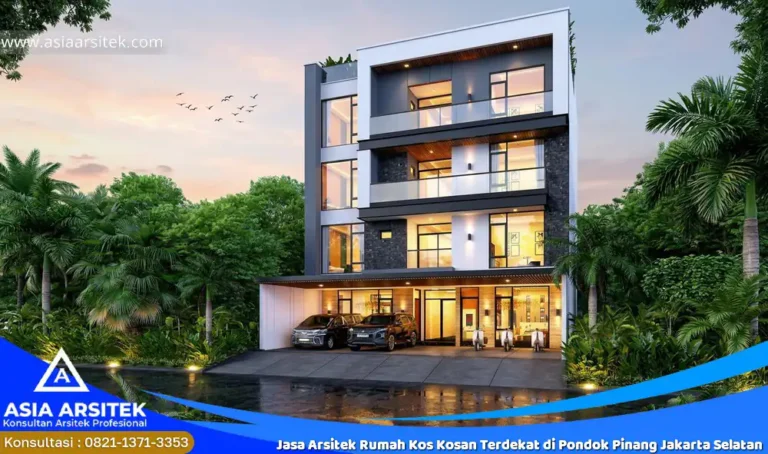 Jasa Arsitek Rumah Kos Kosan Terdekat di Pondok Pinang Jakarta Selatan