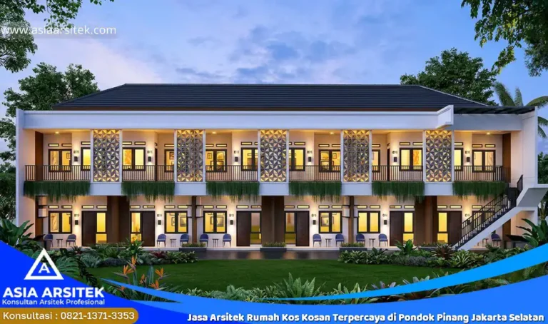Jasa Arsitek Rumah Kos Kosan Terpercaya di Pondok Pinang Jakarta Selatan