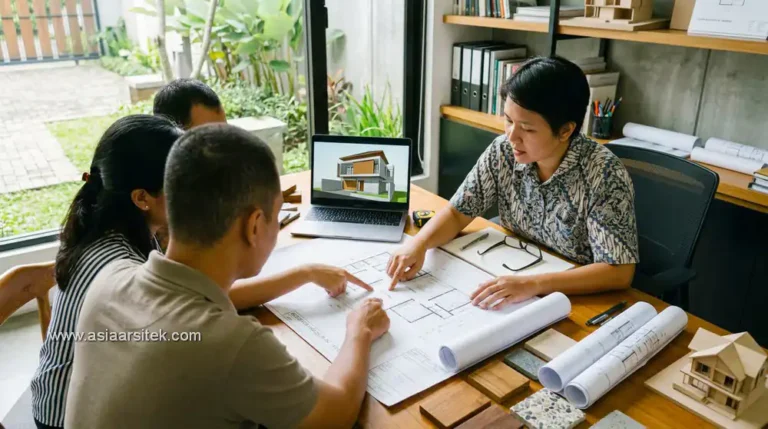 bangun rumah keluarga baru dengan desain modern dan fungsional