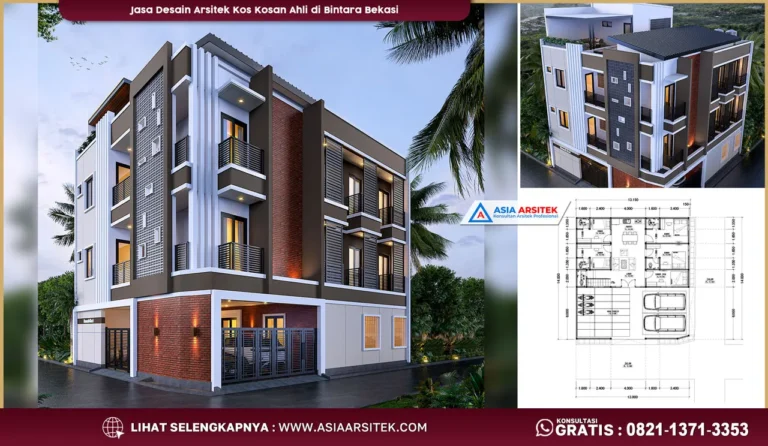 Jasa Desain Arsitek Kos Kosan Ahli di Bintara Bekasi
