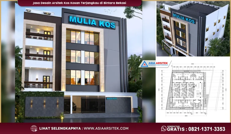Jasa Desain Arsitek Kos Kosan Terjangkau di Bintara Bekasi