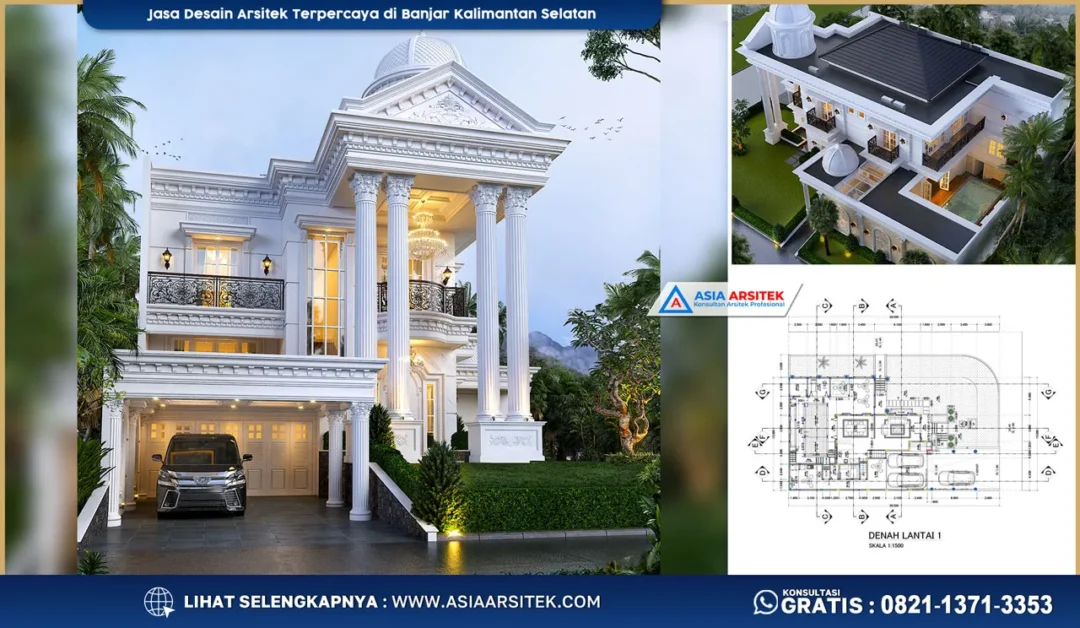 Jasa Desain Arsitek Terpercaya di Banjar Kalimantan Selatan