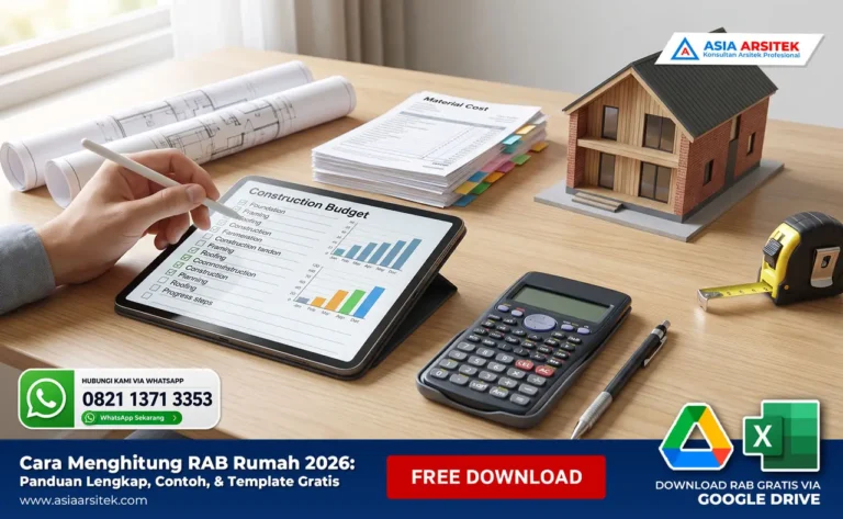 Cara Menghitung RAB Rumah 2026: Panduan Lengkap, Contoh, dan Template Gratis