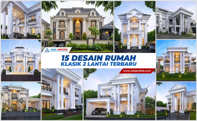 15 Desain Rumah Klasik 2 Lantai Terbaru 2026, Mewah dan Megah