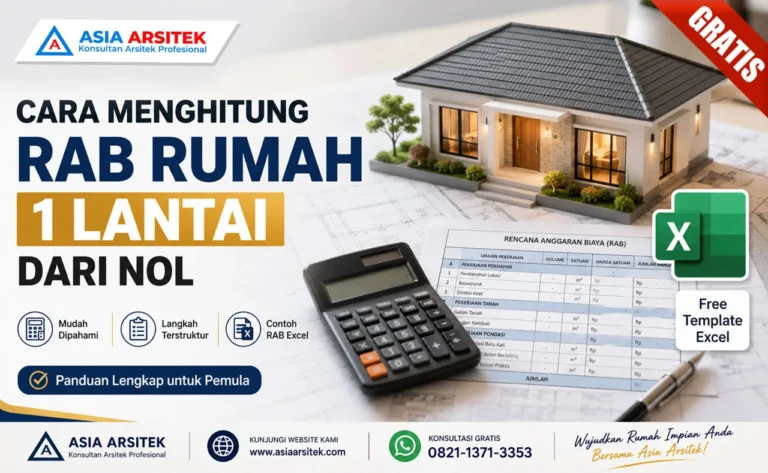 Cara Menghitung RAB Rumah 1 Lantai dari Nol