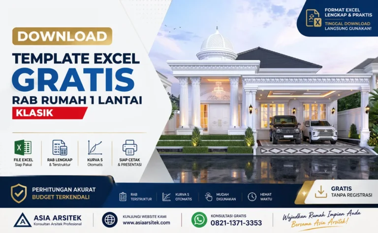 RAB Rumah Klasik 1 Lantai Terbaru