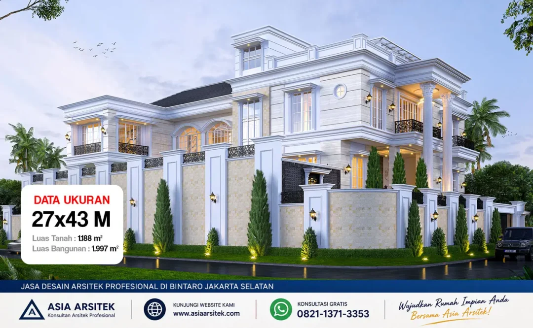 Jasa Desain Arsitek Profesional di Bintaro Jakarta Selatan