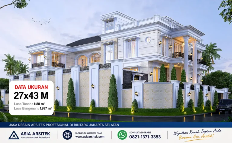 Jasa Desain Arsitek Profesional di Bintaro Jakarta Selatan